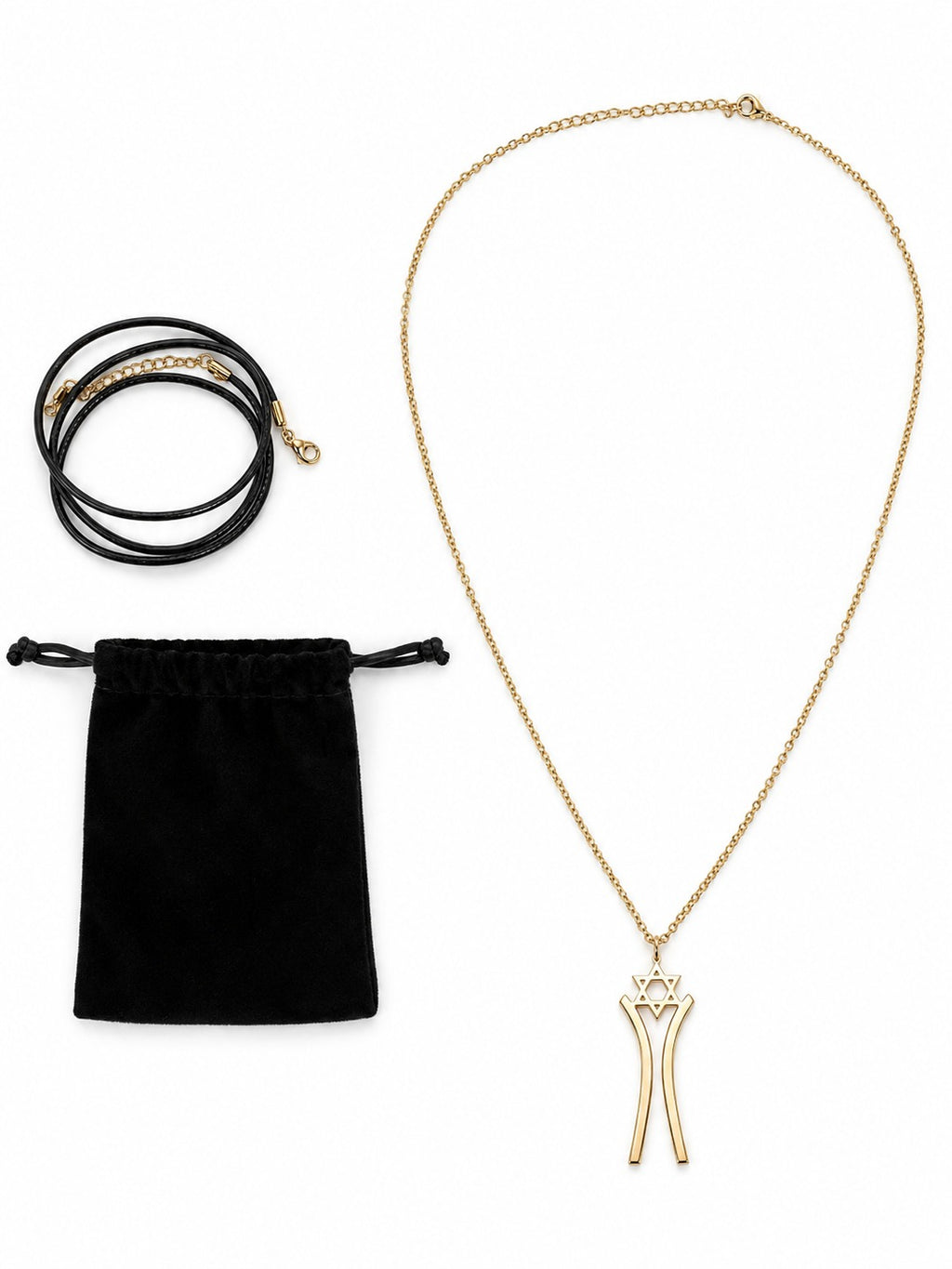 Star Dancer Pendant — Gold-Tone