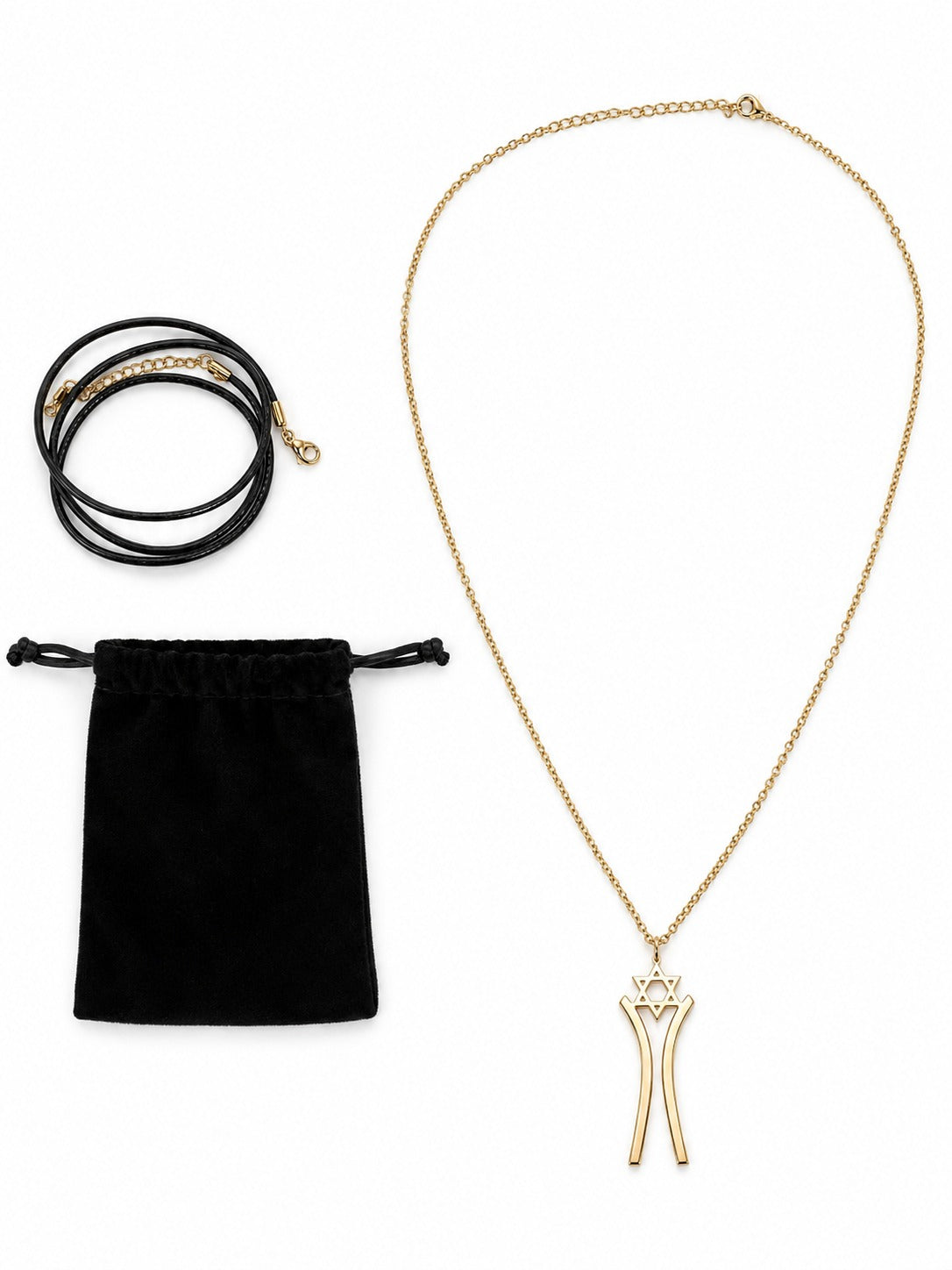 Star Dancer Pendant — Gold-Tone